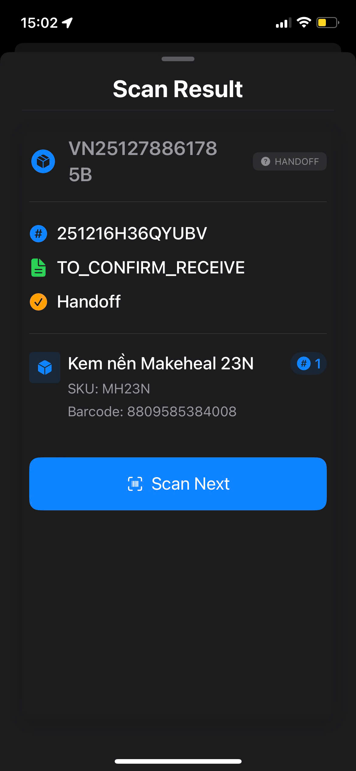 oRDER DETAILS SHOPEE HOA TOC